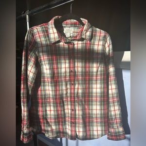 L.L. Bean Slightly Fitted Flannel Long Sleeve